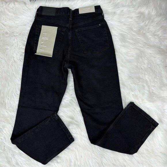 Everlane Women's NWT Black The Original Cheeky‎ Minimalist Jean W26 Crop/L26.5 - Picture 4 of 11